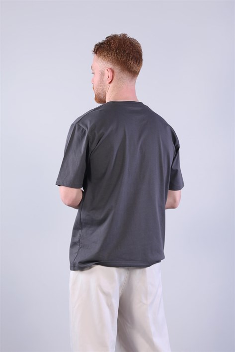 2271 Baskı 1 O yaka 24*1 Süprem Oversize T-shirt