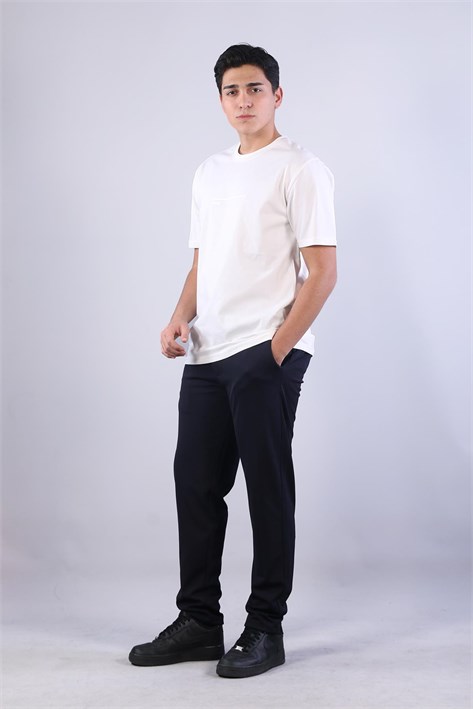 2271 Baskı 1 O yaka 24*1 Süprem Oversize T-shirt