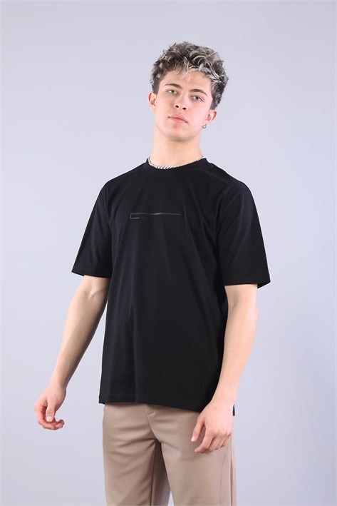2271 Baskı 1 O yaka 24*1 Süprem Oversize T-shirt