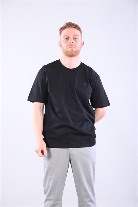 2271 Baskı 2 O yaka 24*1 Süprem Oversize T-shirt