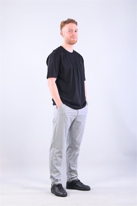 2271 Baskı 2 O yaka 24*1 Süprem Oversize T-shirt