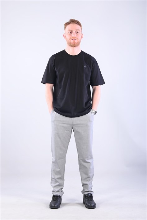2271 Baskı 2 O yaka 24*1 Süprem Oversize T-shirt