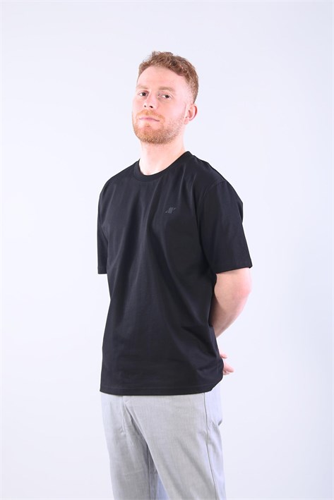 2271 Baskı 2 O yaka 24*1 Süprem Oversize T-shirt