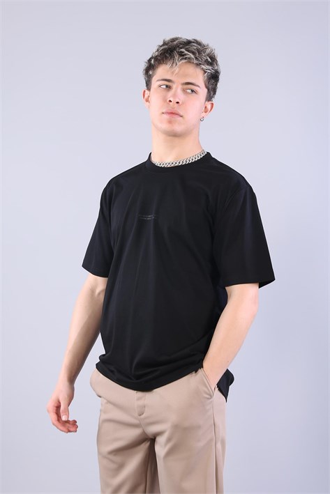 2271 Baskı 3 O yaka 24*1 Süprem Oversize T-shirt