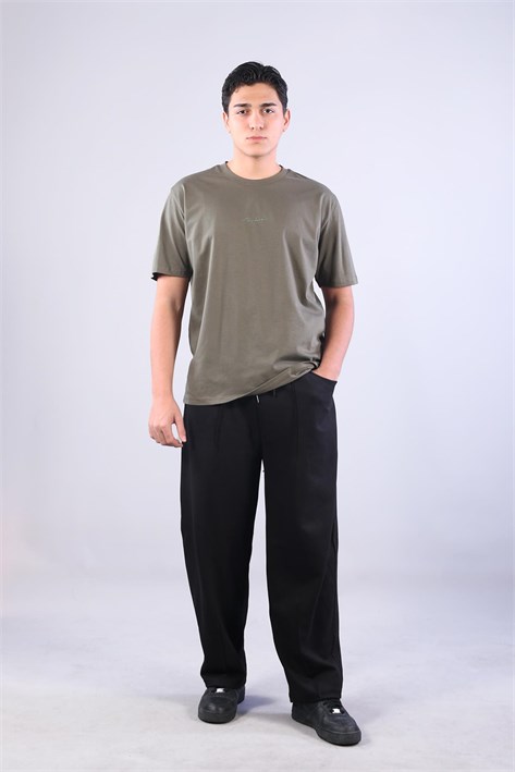 2271 Baskı 4 O yaka 24*1 Süprem Oversize T-shirt