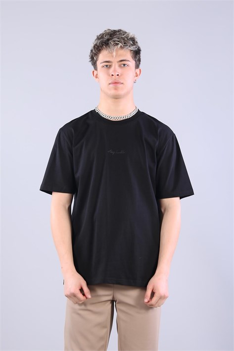 2271 Baskı 4 O yaka 24*1 Süprem Oversize T-shirt