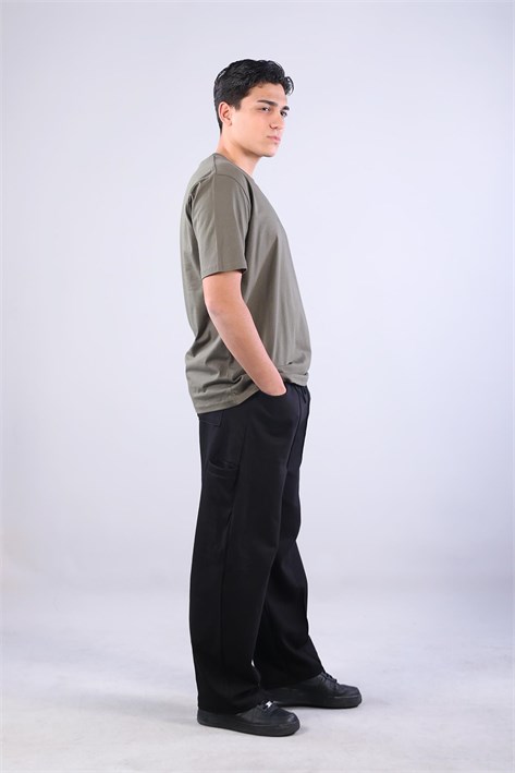 2271 Baskı 4 O yaka 24*1 Süprem Oversize T-shirt