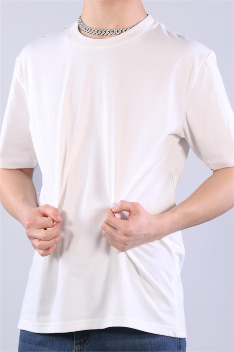 2271 Baskı 5 O yaka 24*1 Süprem Oversize T-shirt