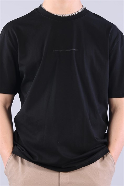 2271 Baskı 5 O yaka 24*1 Süprem Oversize T-shirt