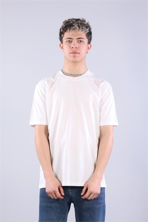 2271 Baskı 5 O yaka 24*1 Süprem Oversize T-shirt
