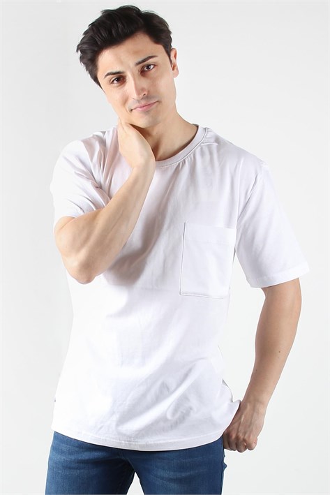 2271 O yaka Cepli 24*1 Süprem Oversize T-shirt