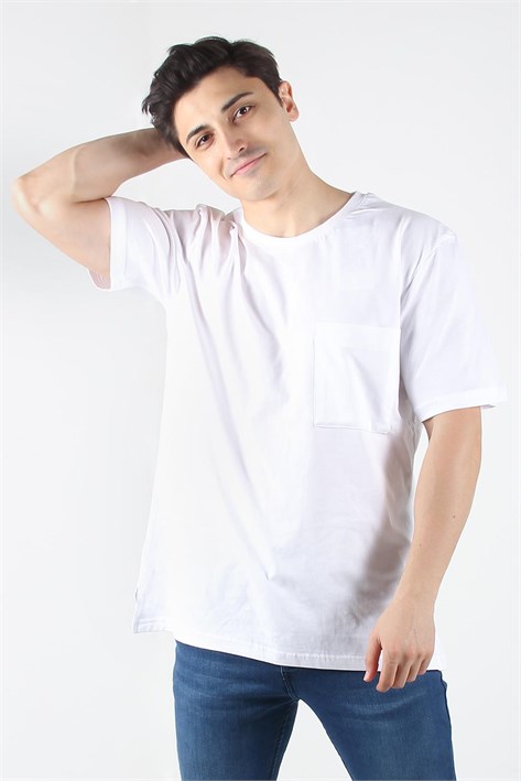 2271 O yaka Cepli 24*1 Süprem Oversize T-shirt
