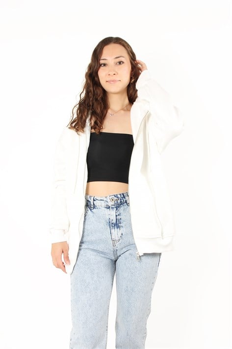 Sweatmckanzie2501 Fermuarlı Kapşonlu Sweatkadınerkek