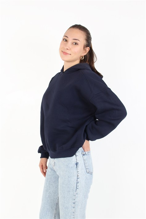 25122 Kapşonlu 3 İplik Sweat