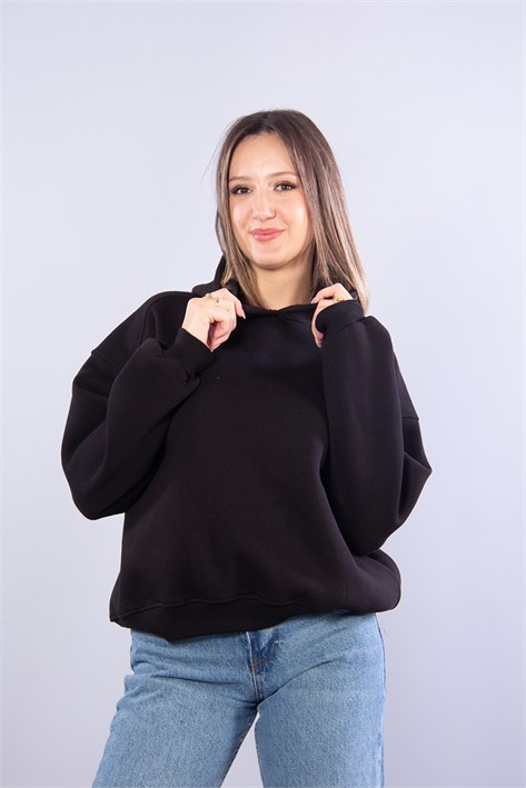 25122 Kapşonlu 3 İplik Sweat