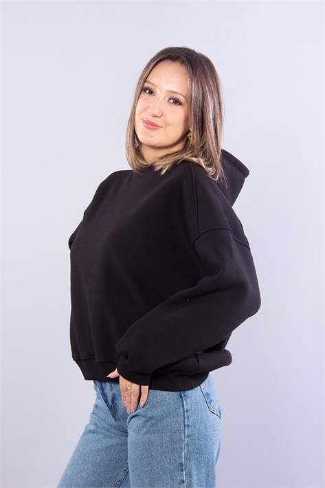 25122 Kapşonlu 3 İplik Sweat