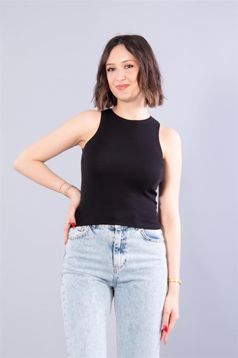 Büstiyer / Atletmckanzie25597 Compak İnce Biyeli Ribana Atletkadınerkek