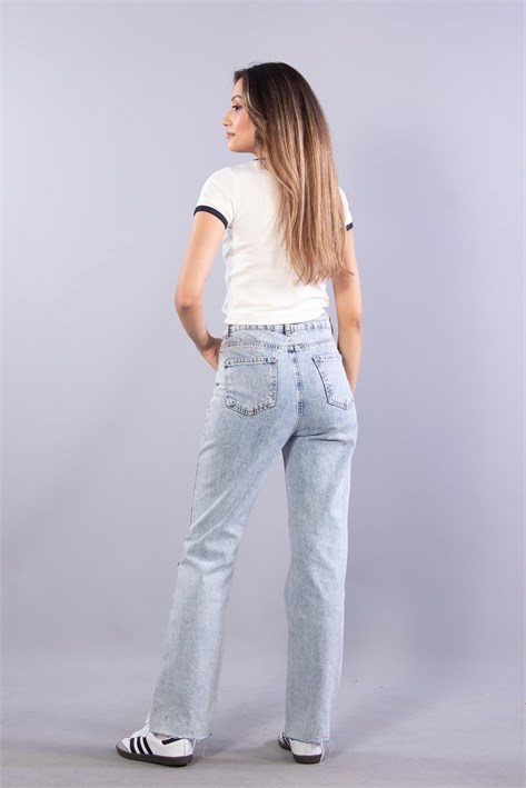 25669 Baskılı Garni Ribana Crop