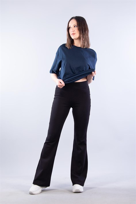 26501 O Yaka Süprem Oversize T-shirt