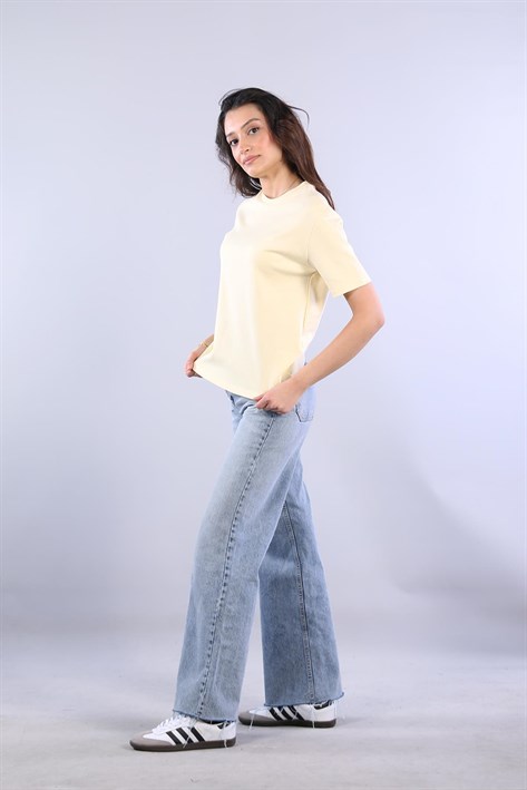26650 İnterlok O Yaka Oversize T-shirt