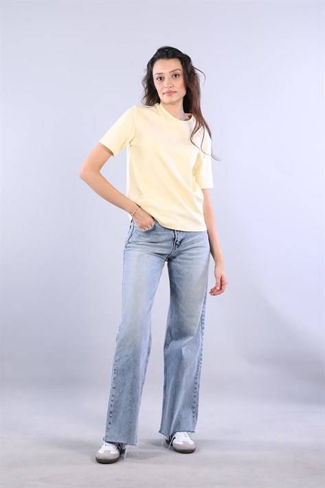 26650 İnterlok O Yaka Oversize T-shirt