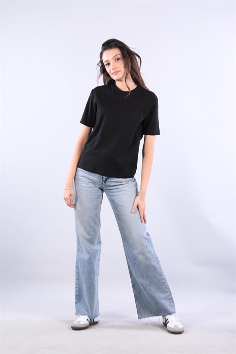 26650 İnterlok O Yaka Oversize T-shirt