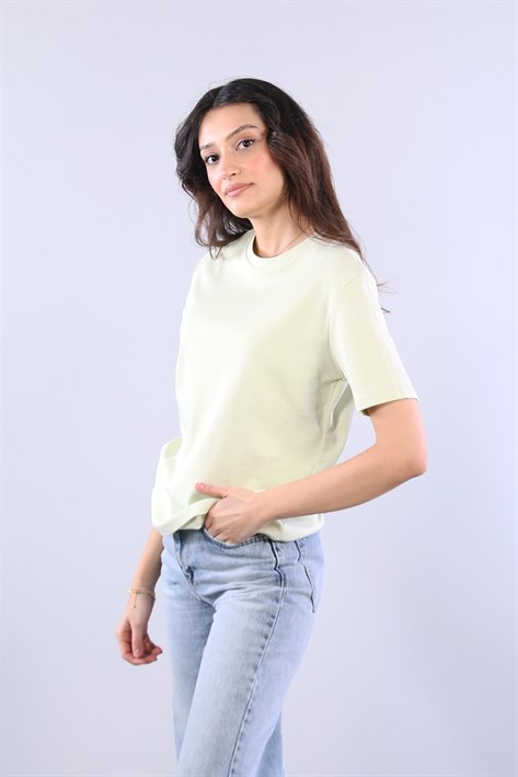 26650 İnterlok O Yaka Oversize T-shirt