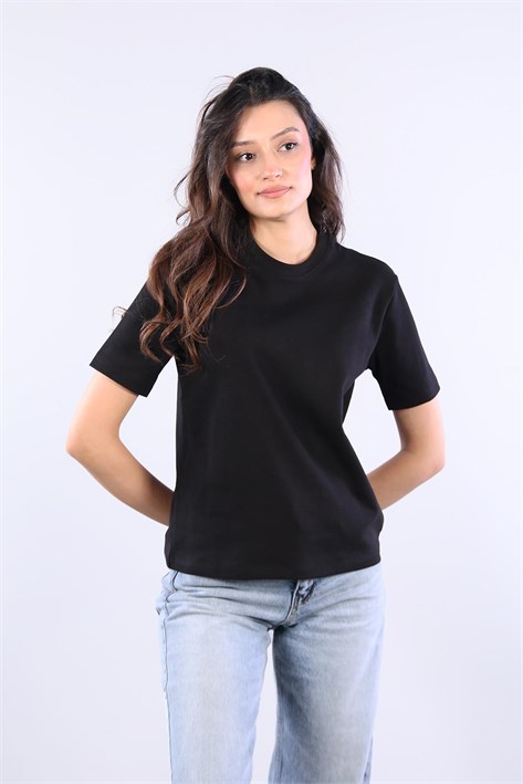 26650 İnterlok O Yaka Oversize T-shirt