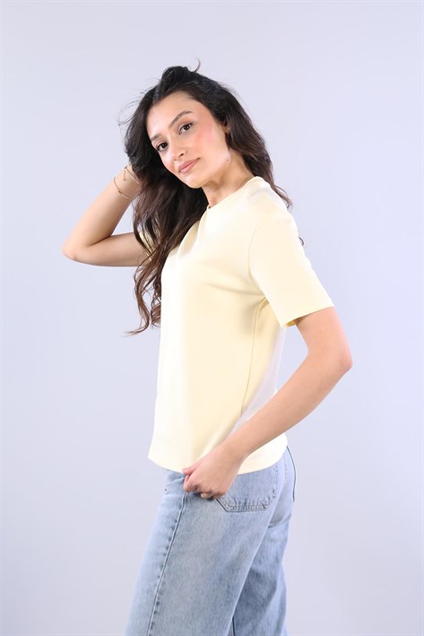 26650 İnterlok O Yaka Oversize T-shirt