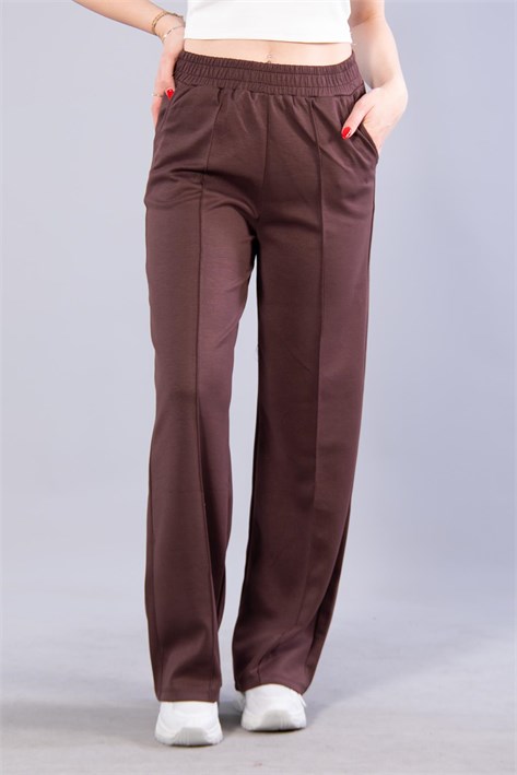 26709 Beli Lastikli Modal Pantolon