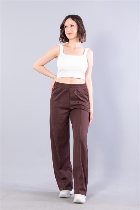 26709 Beli Lastikli Modal Pantolon