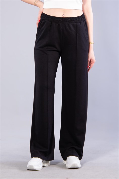 26709 Beli Lastikli Modal Pantolon