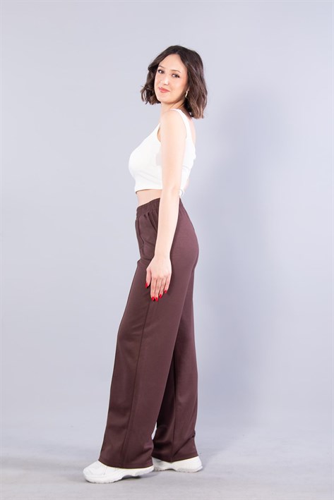 26709 Beli Lastikli Modal Pantolon