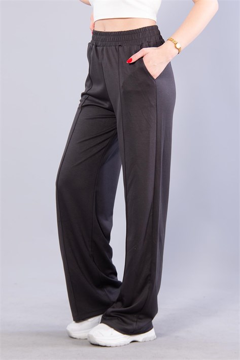 26709 Beli Lastikli Modal Pantolon