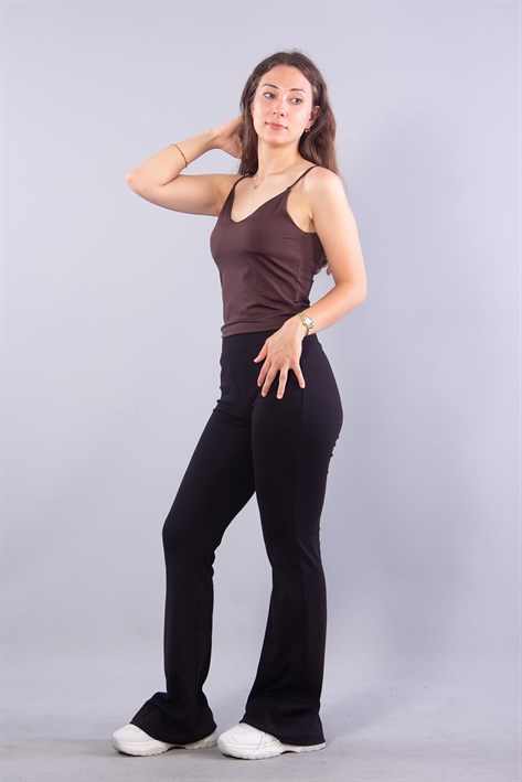 26736 İnce Askılı Kaplı Bodysuit