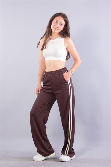 26770 Modal Kumaş Şeritli Pantolon