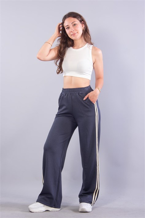 26770 Modal Kumaş Şeritli Pantolon