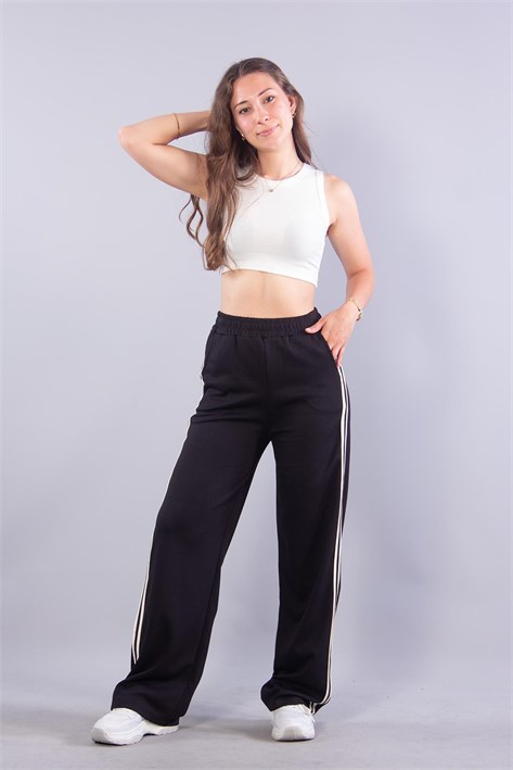 26770 Modal Kumaş Şeritli Pantolon