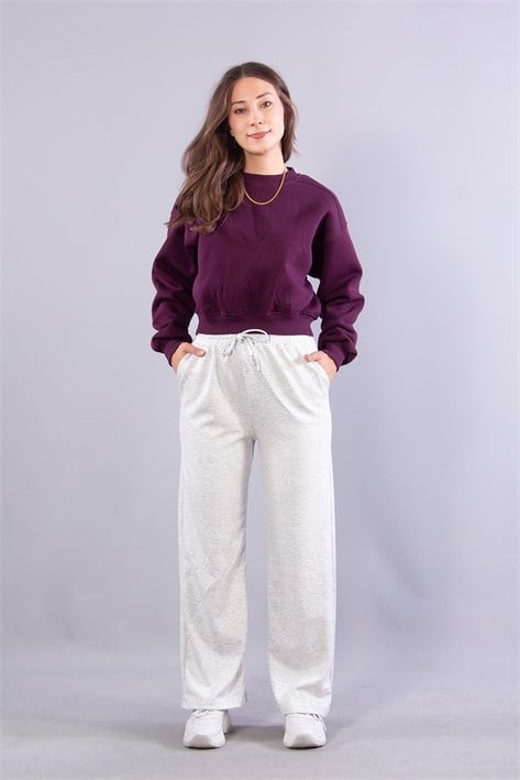 2705 Reglan Kol Altı Ribanalı Kısa Sweat