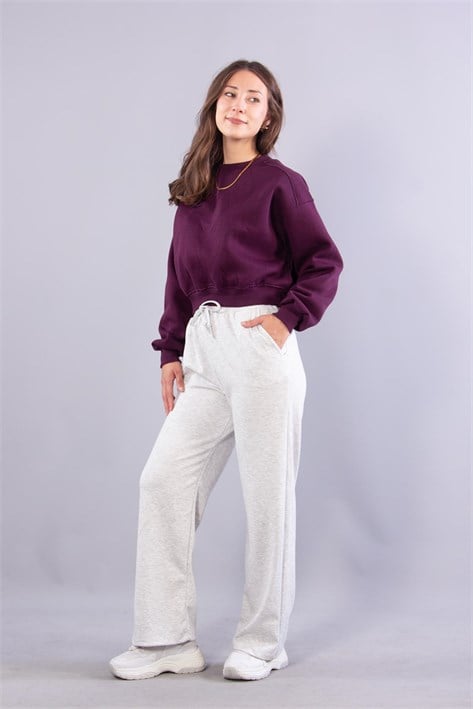 2705 Reglan Kol Altı Ribanalı Kısa Sweat