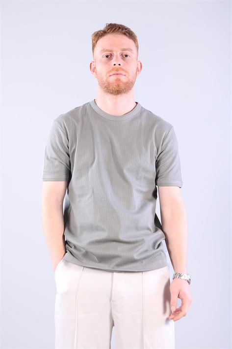 2915 İğne Boşaltmalı İnterlok T-shirt
