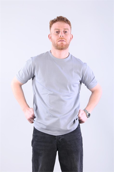 2915 İğne Boşaltmalı İnterlok T-shirt