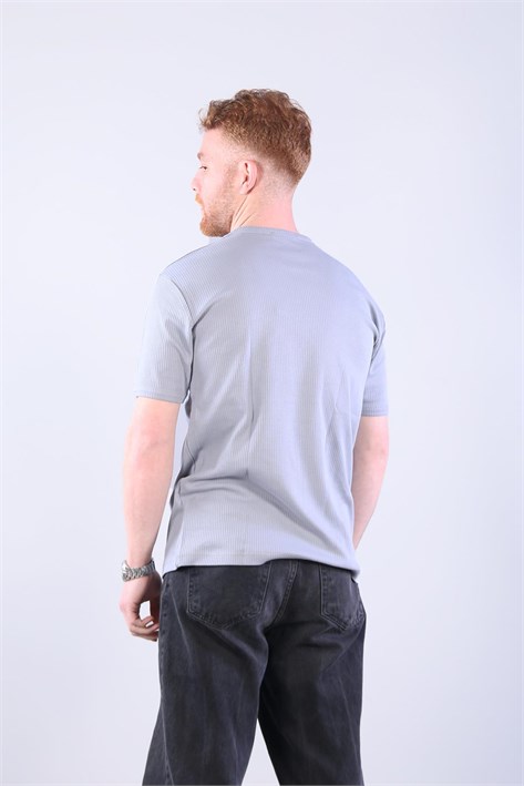 2915 İğne Boşaltmalı İnterlok T-shirt