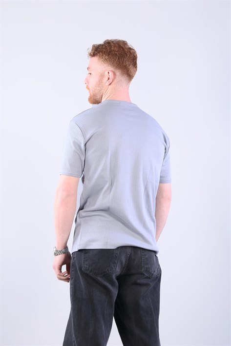 2915 İğne Boşaltmalı İnterlok T-shirt