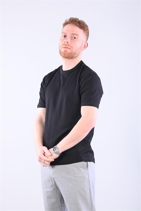 2915 İğne Boşaltmalı İnterlok T-shirt