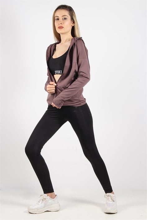 3413 Dalgıç Fermuarlı Üst Eşofman (4150)