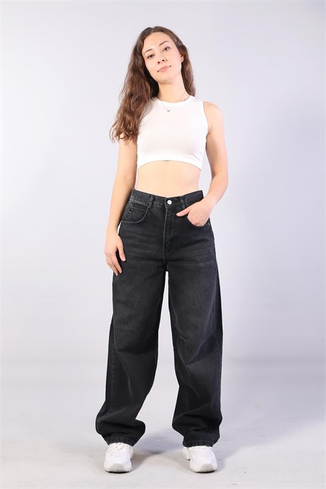 388 Kemer Tokalı Baggy Pantolon