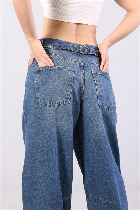 388 Kemer Tokalı Baggy Pantolon