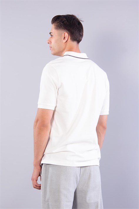 4062 Polo Yaka Fermuarlı T-shirt