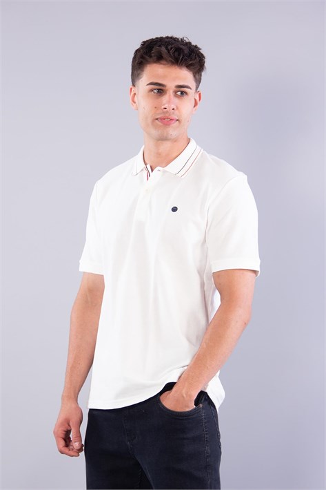 4065 Polo Yaka Düğmeli T-shirt